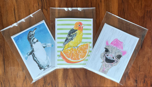 Three Birds Card Bundle