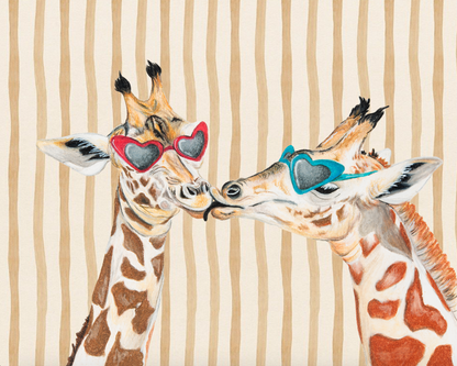 Giraffe Love Greeting Card